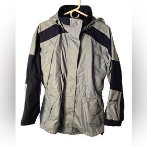 Worn Once! LIKE NEW! COLUMBIA Periwinkle Blue Anorak Hooded Jacket SizeS